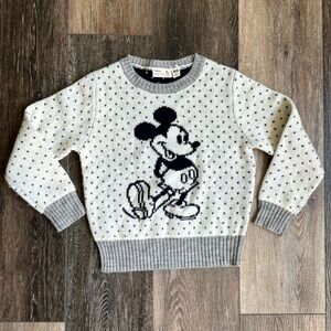 Uniqlo Mickey Mouse Knit Sweater, Kids 5-6